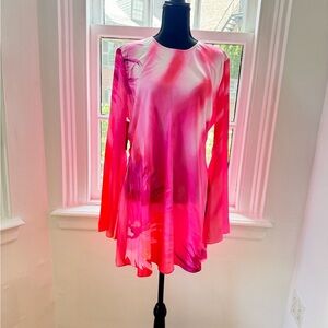 HEMANT AND NANDITA Abira Mini Dress in Pink